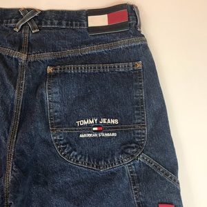 Vtg Tommy Hilfiger Jean Shorts Size 36 EUC